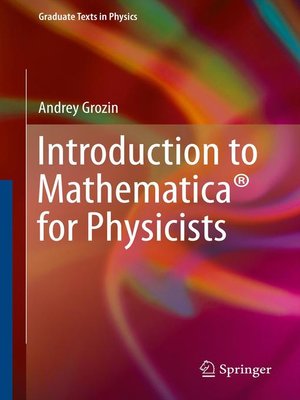 cover image of Introduction to Mathematica for Physicists